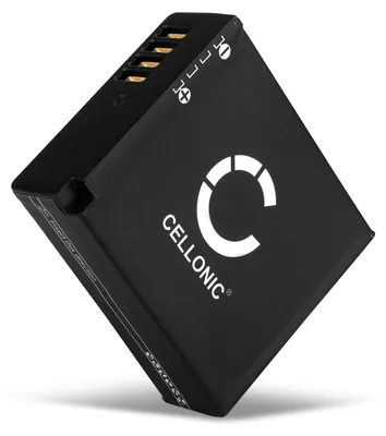 Produktbild von CELLONIC 1x Akku für Kamera Kompatibel mit Panasonic Lumix DMC-LX100, Lumix DC-LX100 II, Lumix DC-GX9, DMW-BLG10 - (980mAh, 7.4V)