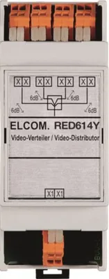 Produktbild von ELCOM Videoverteiler 4-fach RED614Y 2Draht REG