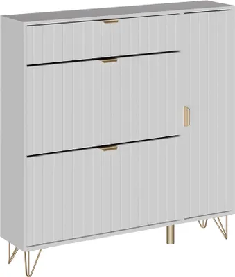 Produktbild von Schuhschrank Vicco Helge Weiß 108 x 107.5 cm, Model 54243