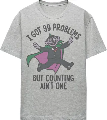 Produktbild von Sesame Street - "I Got 99 Problems" T-Shirt für Damen TV28410 (XL) (Sportliches Heather)