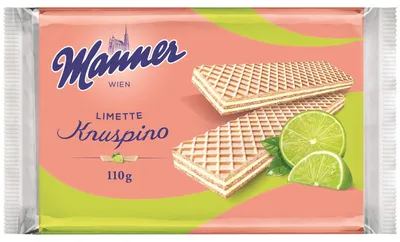 Image de Biscuits Manner Knuspino citron vert 233281000 110g