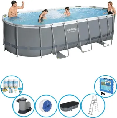 Obrázek produktu pro Bestway Pool Power Steel - včetně příslušenství - 549x274x122 cm
