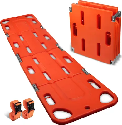 Produktbild von Pulox WTG-200 - 3x Klappbares Rettungsbrett (Spine-Board) + 2 Gurte