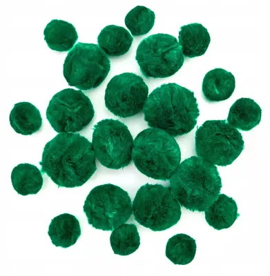 Imagen del producto de Pompones de acrílico, 24 unidades. Marca: DpCraft