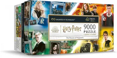 Produktbild von Harry Potter - Die Häuser von Hogwarts - UFT Puzzle 9000 Teile