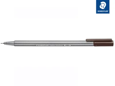 Zdjęcie produktu dla Staedtler triplus, Brązowy, Brązowy, Srebrny, Trójkąt, 0,3 mm, 1 szt.