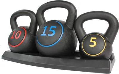 Immagine prodotto di okwish set di manubri a sfera con impugnatura antiscivolo, set di manubri con base piatta in gomma, attrezzatura per home fitness attrezzatura per allenamento della forza, fitness, nero