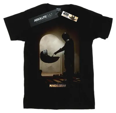 Image de T-shirt Star Wars - « The Mandalorian Find The Child » pour femme BI45590 (XL) (noir)