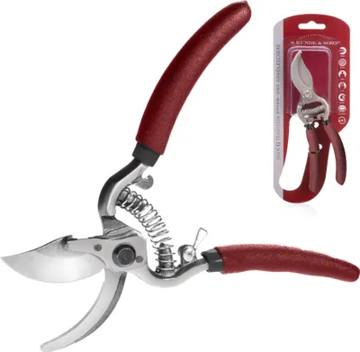 Produktbild von S. Kunde & Sohn Germany SKS 6 Tradition Gartenschere geschmiedet Rebenschere mit Bypass-Schneide bis 20mm Durchmesser, mit ergonmischer Direktübersetzung