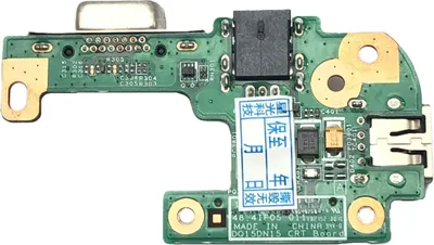Zdjęcie produktu dla Gniazdo sieciowe USB Gniazdo zasilania Port VGA kompatybilny z P/N: PFYC8, 0PFYC8