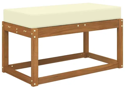 Obrázok produktu pre Moderné sedacie vankúše do exteriéru, krémová farba, 80 x 40 x 8 cm