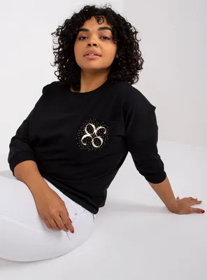 Produktbild von Relevance Langarm-T-Shirt für Frauen Greta schwarz Universal