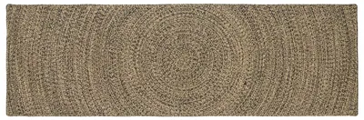 Zdjęcie produktu dla vidaXL Dywaniki Naturalny i czarny 80 x 300 cm Juta