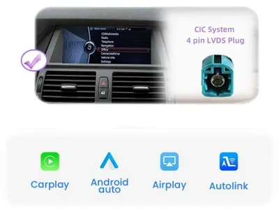 Obrázok produktu pre Adaptér pre auto, bezdrôtový CarPlay, Bluetooth streaming, CIC