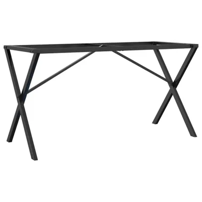 Obrázok produktu pre Nohy jedálenského stola X-rám 120x60x73 cm oceľ