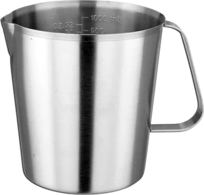 Obrázek produktu pro Odměrka Karl Weis z matného nerezového oceli, 1 l