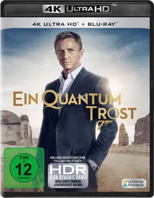 Obrázok produktu pre Bond 007 - Ein Quantum Trost (UHD) 4K Min: 106DD5.1WS  2Disc