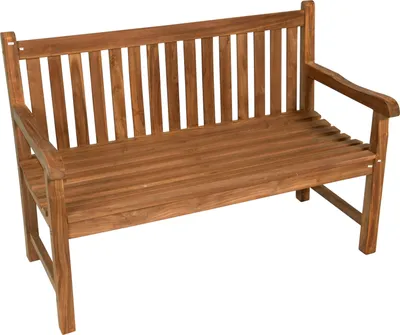 Produktbild von Lesli Living Landhausbank Cardiff 130 cm Teak C-Grade