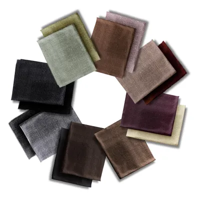 Produktbild von TAPHICEROS Leinenstoff Material Sample, Dekostoff Polsterstoff Meterware, Leinen Leinwandstoff Stoff Strukturstoff für Möbelstoff, Sofa, Vorhangstoff, Alle Farben, 5x10 cm