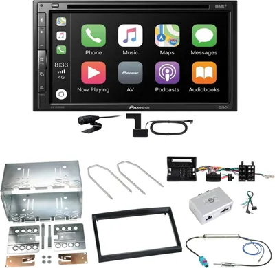Produktbild von Pioneer AVH-Z5200DAB Android Auto Einbauset für Citroen C2 C3 Berlingo Jumpy