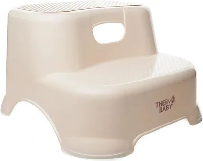 Immagine prodotto di Double step stool - THERMOBABY - From 18 months - Mocha and sea salt