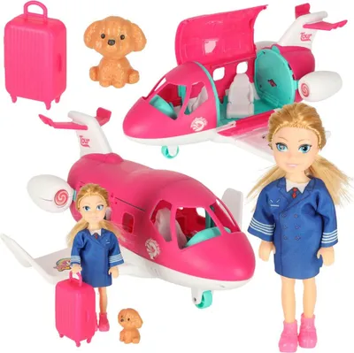 Produktbild von Flugzeug-Klapppuppenzubehör-Set
