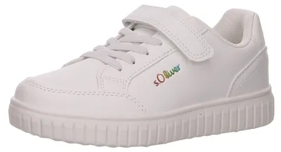 Produktbild von s.Oliver Schnürhalbschuhe, bequem in weiss/weiss kombi, Gr. 31