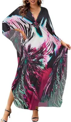 Obrázek produktu pro Letní plážové šaty kaftan pro ženy
