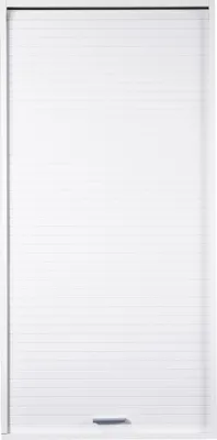 Produktbild von SIMMOB Küchenschrank Hochschrank Oberschrank Schrank Rollladentür H123,6 x B60cm, Farbe:Weiß