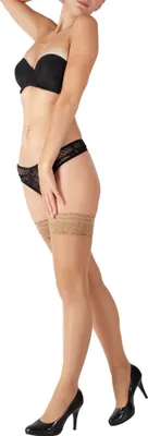 Produktbild von Giulia halterlose Strümpfe mit Naht Chic 20 Calze Diano XS/S