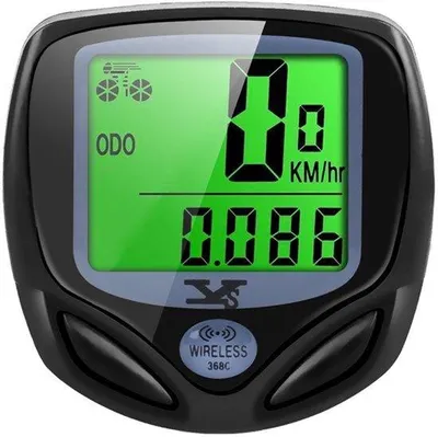 Obrázek produktu pro Počítač jízdních kol, digitální, bezdrátový, vodotěsný, bezdrátový, počítač na míle s automatickým buzením a LCD podsvícením