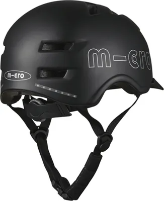 Micro Smart Helm/ Seitenansicht/ Schwarz