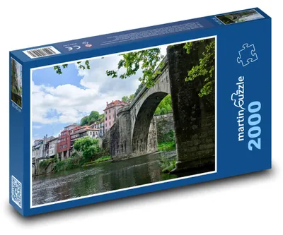 Obrázek produktu pro Puzzle 2000 Kamenný most nad řekou - martinpuzzle