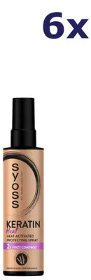 Produktbild von 6x Syoss Heat Protection Spray 200 ml Keratin