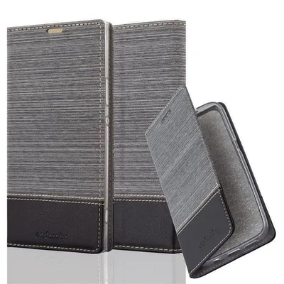Immagine prodotto di Cadorabo custodia per Sony Xperia XA1 ULTRA custodia protettiva in grigio custodia per cellulare custodia a libro cover