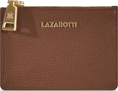 Immagine prodotto di Lazarotti portacarte Bologna Leather Zip Etui 4 Card Slots Brown marrone