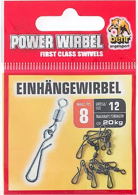 Produktbild von Wirbel Angelwirbel Spinnfischen Gr. 12