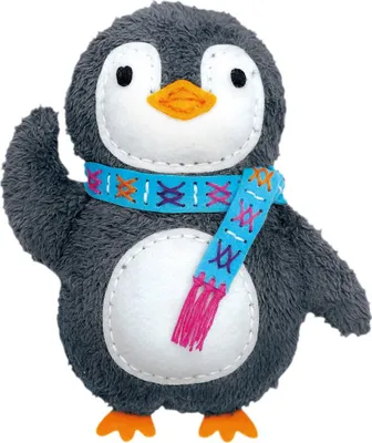 Produktbild von Pinguin Nähset zum Nähen lernen für kreative Kinder 26x24 cm