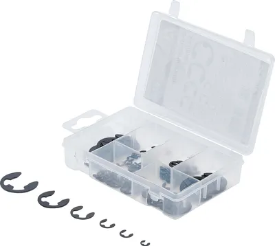 Image de BGS TECHNIC Assortiment de circlips électroniques, 94 pièces