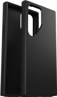 Produktbild von OtterBox Symmetry Hülle für Samsung Galaxy S24 Ultra Smartphone - Schwarz - 1 - Sturzsicher - Polycarbonat (PC), Synthetischer Gummi, Plastik, Thermoplastisches Elastomer