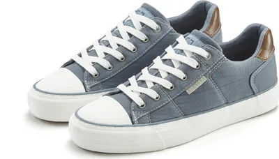 Produktbild von Elbsand Sneaker Schnürschuh, Freizeitschuh, Stoffschuh, Halbschuh, Turnschuh blau Größe 45