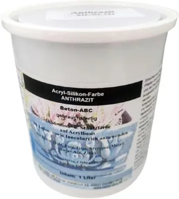 Produktbild von Antrazit - Acryl-Silikon Farbe
