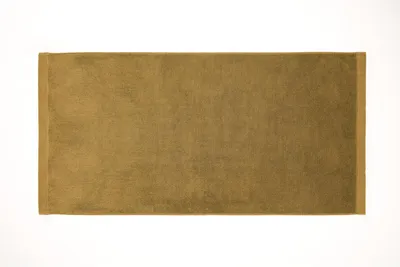 Produktbild von Heckettlane 100% Baumwolle Badetuch Premium - 1 Stück - 70x140 cm - Ochre Yellow