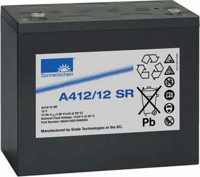 Immagine prodotto di Exide Sonnenschein A412/12 SR 12V 12Ah batteria al piombo gel dryfit VRLA