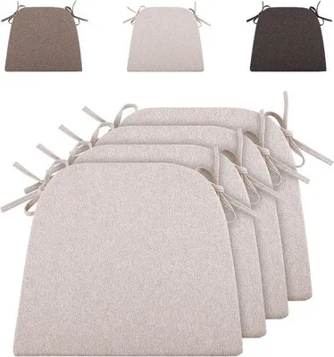 Image de Coussins d'extérieur - lot de 4 - beige - 43 x 41 cm