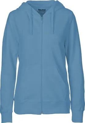 Produktbild von Neutral O83301 | Ladies Zip Hoodie - Farbe: Dusty Indigo - Größe: M