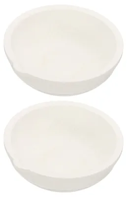 Image de 2 pots en céramique pour la fusion, adaptés à une utilisation à haute température