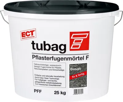 Produktbild von tubag Pflasterfugenmörtel PFF Basalt 25kg Eimer