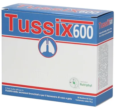 Imagen del producto de TUSSIX 600, 20 sobres