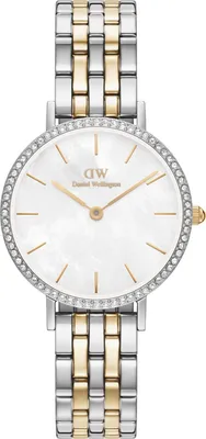 A close-up studio shot of a women's watch.